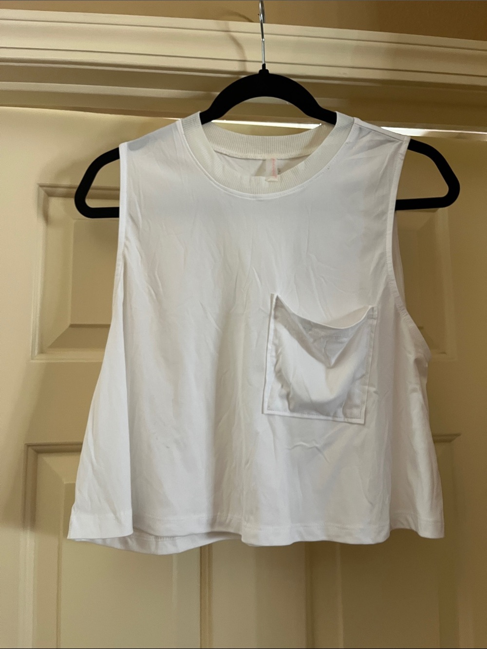 FP Movement by Free People White Sleeveless Pocket Tank Crop NWOT